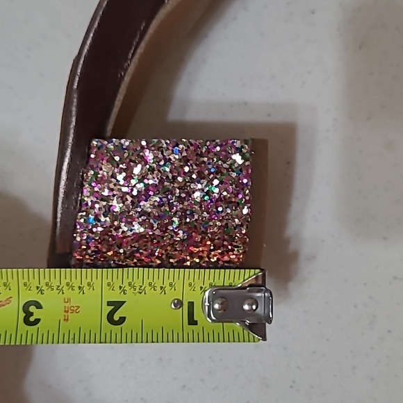 Gentle Souls by Kenneth Cole Glittered heeled sandals size 8 - Picture 13 of 13